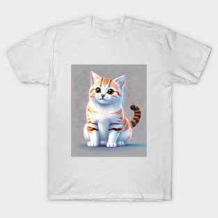 Fall in love with our adorable Cute Little Kitty T-shirt T-Shirt